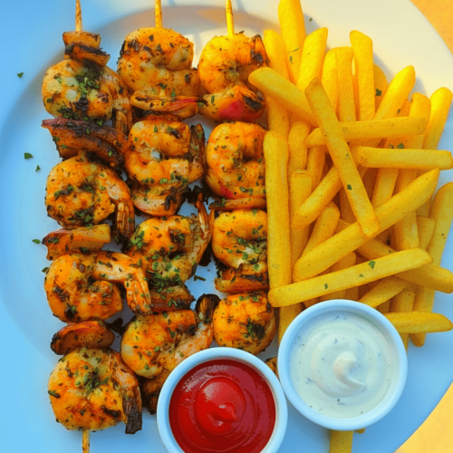 shrimp skewers