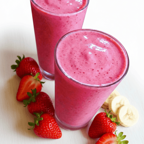 strawberry banana smoothie